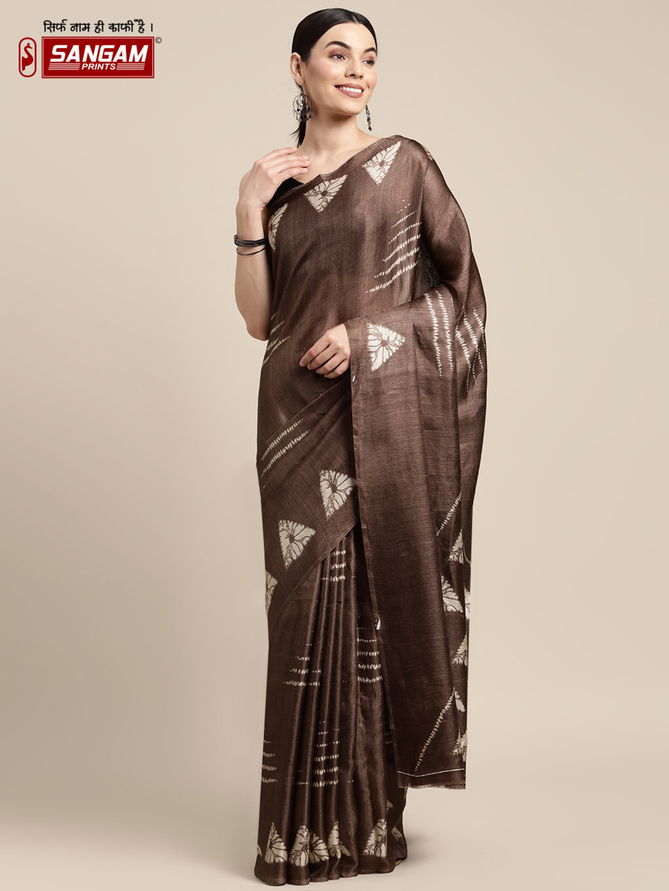 Sangam Blackjack Kota Cotton Printed Casual Wear Designer Saree Collection